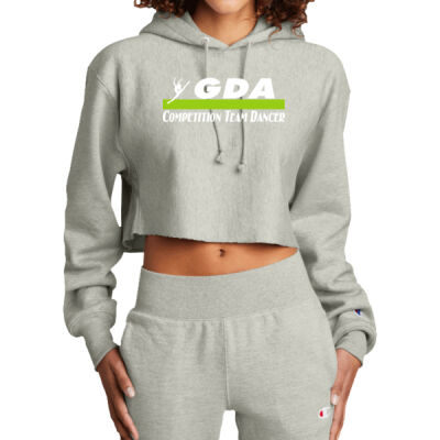 GDA COMPETITION TEAM ONLY - ® Women's Reverse Weave ® Cropped Cut Off Hooded Sweatshirt Thumbnail